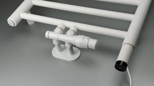 DEANTE Silia Heizpatrone für Badheizkörper – 600 W // Bianco // AGI-A601