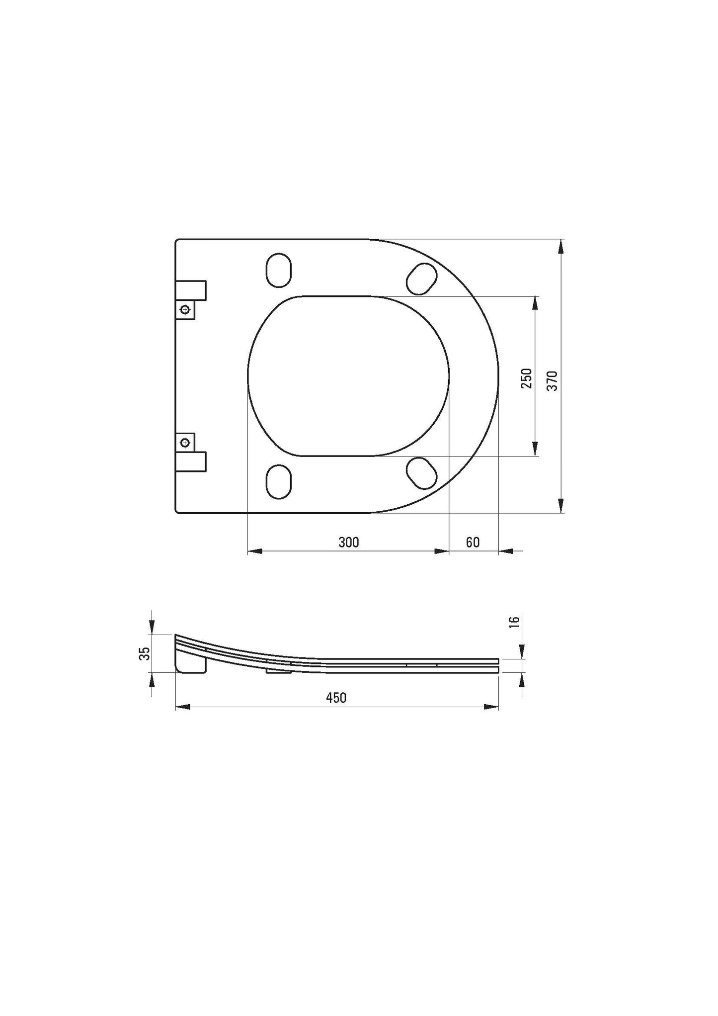 DEANTE Silia Unterputz - WC - Set 6 - in - 1 // Weiß - Titanium // CDLT6ZPW erhältlich bei Twoda Shop
