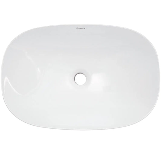 DEANTE Arnika Keramik Aufsatzwaschbecken // Weiß // CGN-6U6S