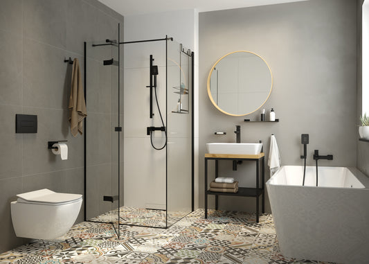 DEANTE Alpinia Dusche-Handbrause - 3 Funktionen // Nero // NGA-N51S