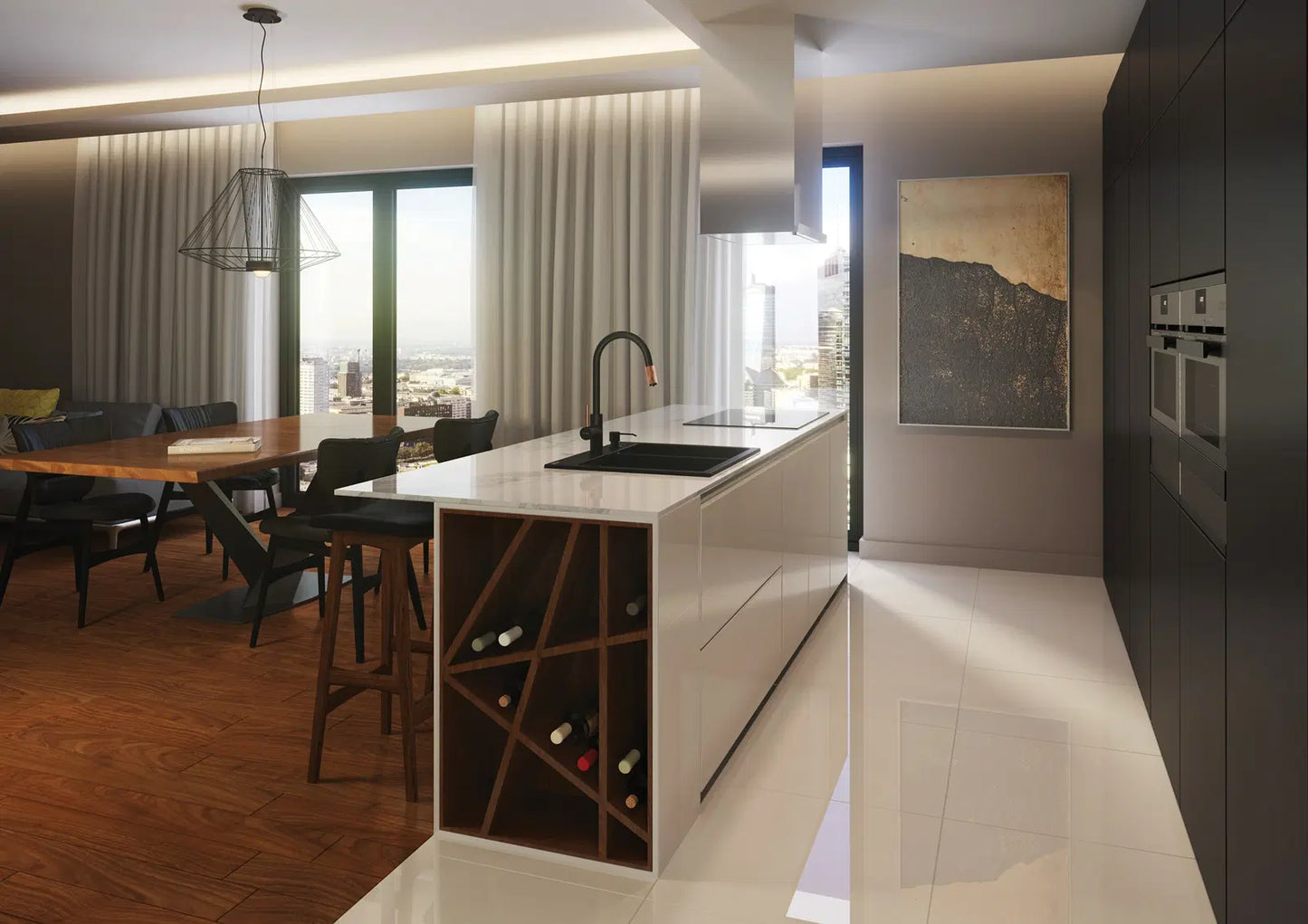 DEANTE Eridan Granitspülbecken - 1.5-Becken // Nero // ZQE-N503