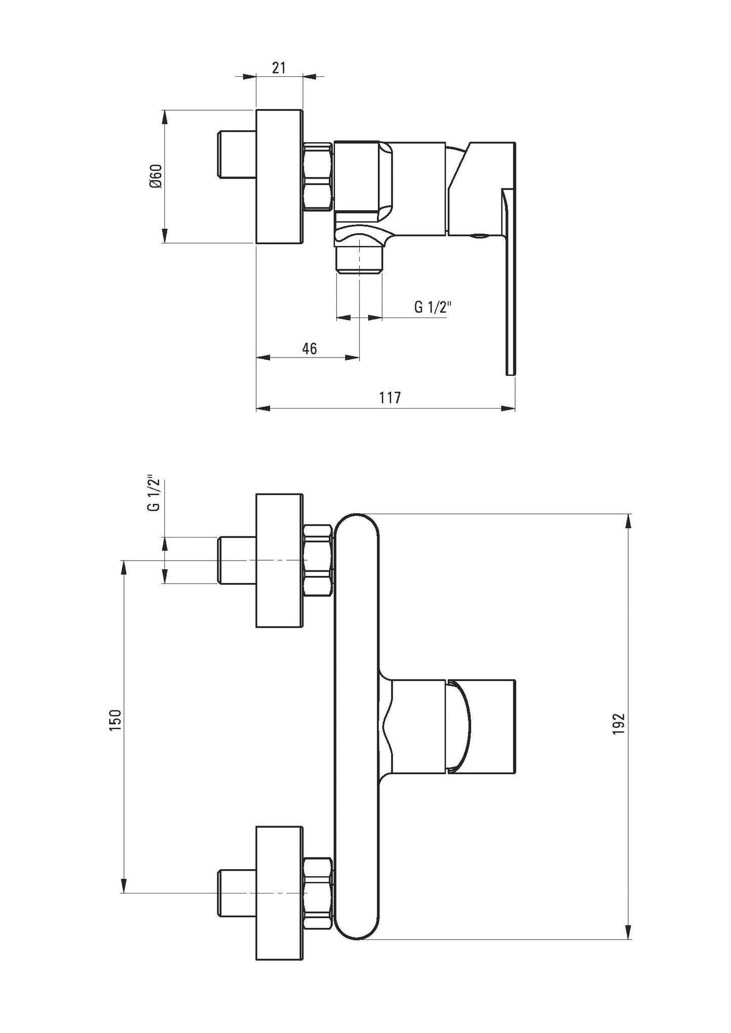 DEANTE Alpinia Duscharmatur // Gold // BGA - Z40M erhältlich bei Twoda Shop