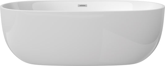 DEANTE Alpinia Freistehende Badewanne Oval - 170 cm // Weiß // KDU - 017W erhältlich bei Twoda Shop