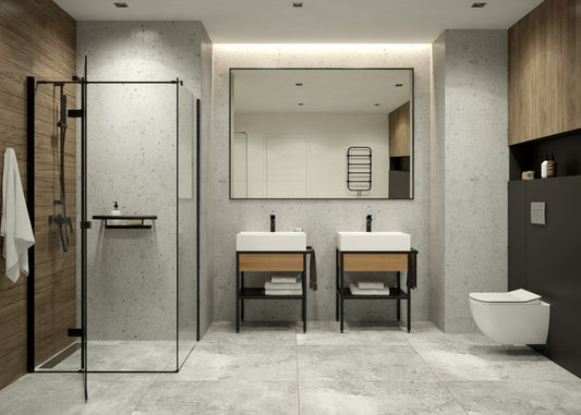 DEANTE Blur Unterputz - WC - Set 6 - in - 1 // Weiß - Chrom // CDZS6ZPW erhältlich bei Twoda Shop