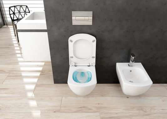 DEANTE Blur Wandhängendes Bidet // Weiß // CDZ - 6BPW erhältlich bei Twoda Shop