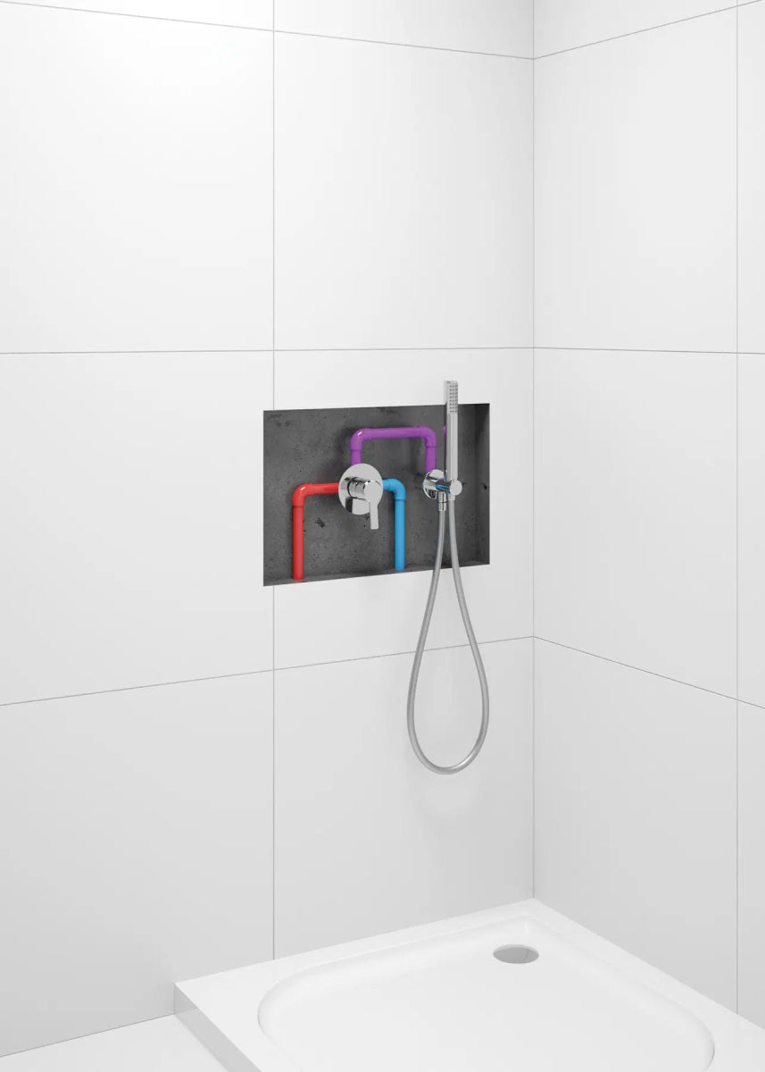 DEANTE Arnika Duscharmatur für Unterputzmontage // Chrom // BQA - 044L erhältlich bei Twoda Shop