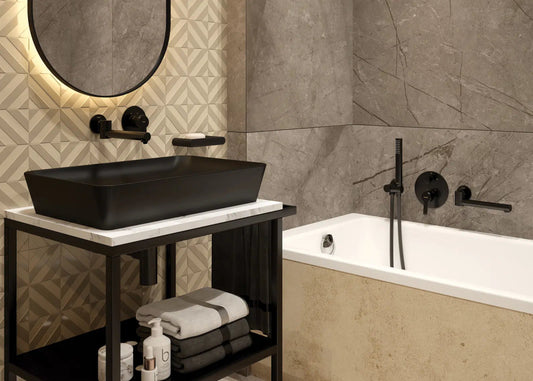 DEANTE Arnika Duscharmatur für Unterputzmontage // Nero // BQA - N44L erhältlich bei Twoda Shop