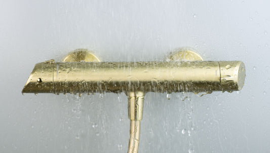 DEANTE Arnika Duscharmatur // Gold gebürstet // BQA - R40M erhältlich bei Twoda Shop