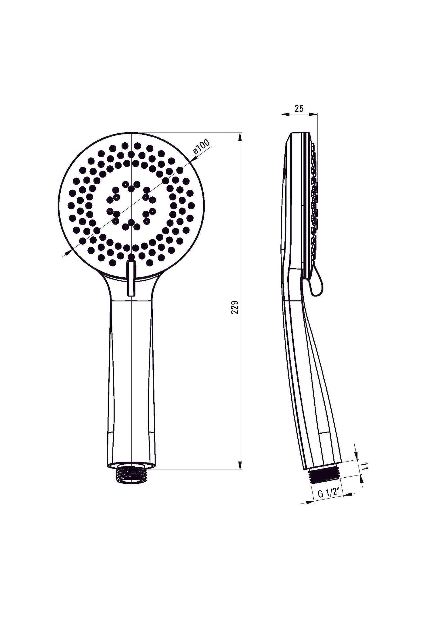 DEANTE Arnika Freistehende Wannenarmatur mit Brausegarnitur // Chrom // BQA - 017M erhältlich bei Twoda Shop