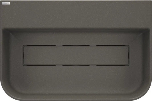 DEANTE Arnika Granit Aufsatzwaschbecken mit Armaturenbank // Anthrazit Metallic // CQA - TU6S erhältlich bei Twoda Shop