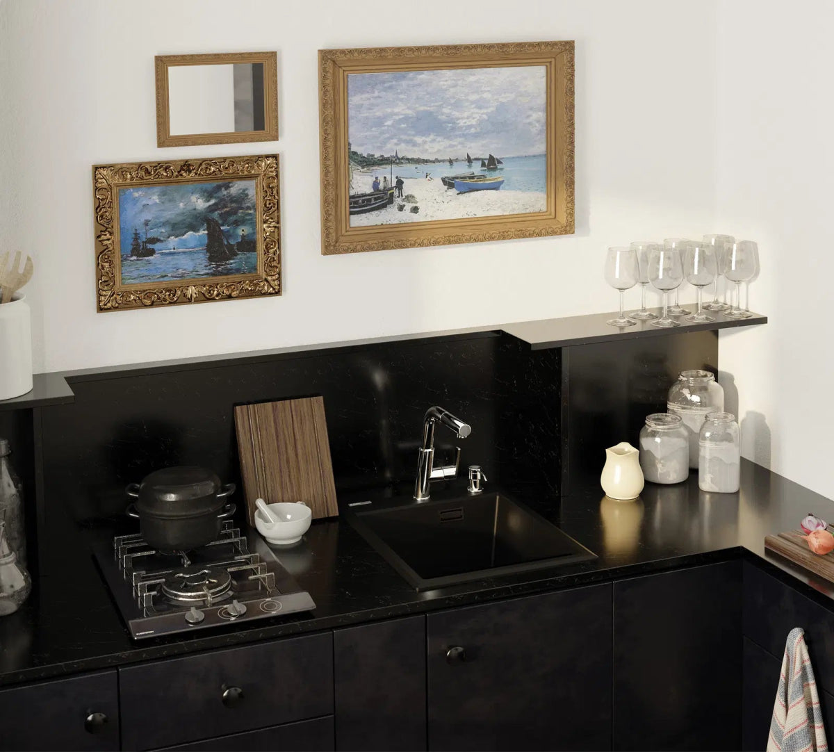 DEANTE Eridan Granitspülbecken // Nero // ZQE - N104 erhältlich bei Twoda Shop