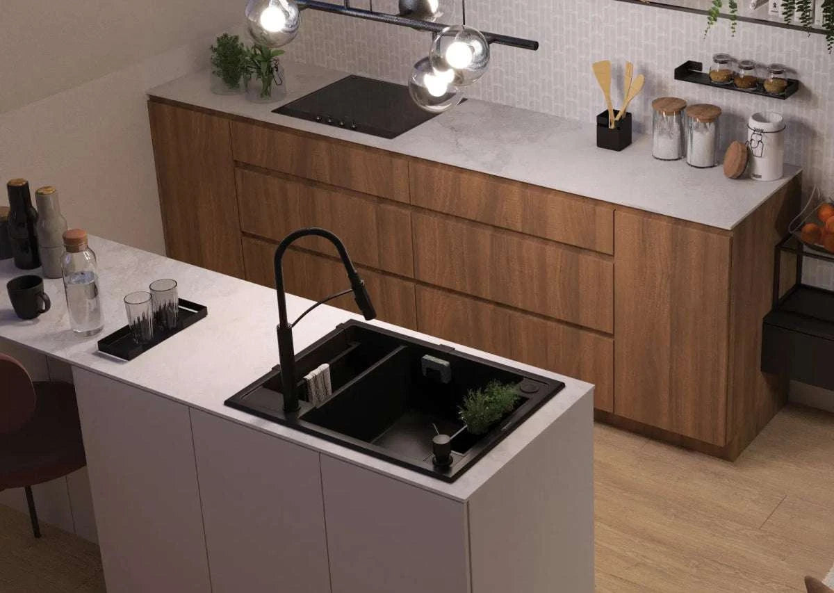 DEANTE Magnetic Zubehörset für Spülbecken // Nero // ZZMKN11O erhältlich bei Twoda Shop