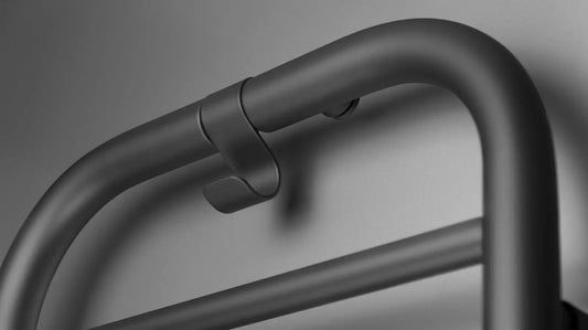 DEANTE Silia Badheizkörper – Höhe 157 cm // Titan Matt // AGI - DG51 erhältlich bei Twoda Shop