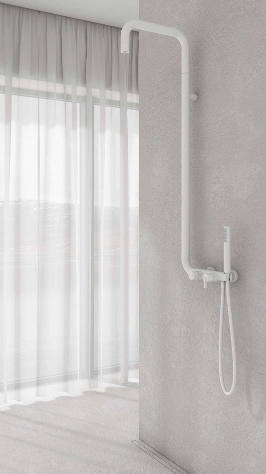 DEANTE Silia Duschsystem mit Regenbrause // Bianco // NQS - A4XM erhältlich bei Twoda Shop