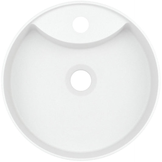 DEANTE Silia Granit - Aufsatzwaschbecken mit Armaturenbank // Alabaster // CQS - AU4B erhältlich bei Twoda Shop