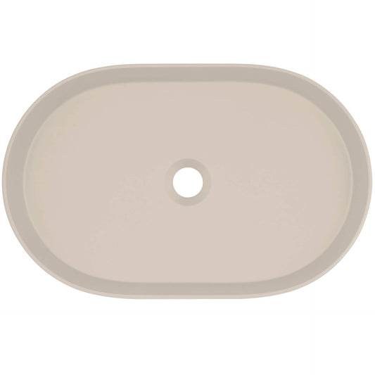 DEANTE Silia Granit - Aufsatzwaschbecken - Oval // Beige // CQS - 5U6S erhältlich bei Twoda Shop