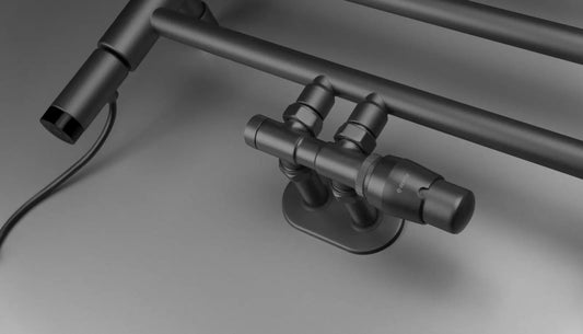 DEANTE Silia Heizpatrone für Badheizkörper – 400 W // Titan Matt // AGI - D401 erhältlich bei Twoda Shop