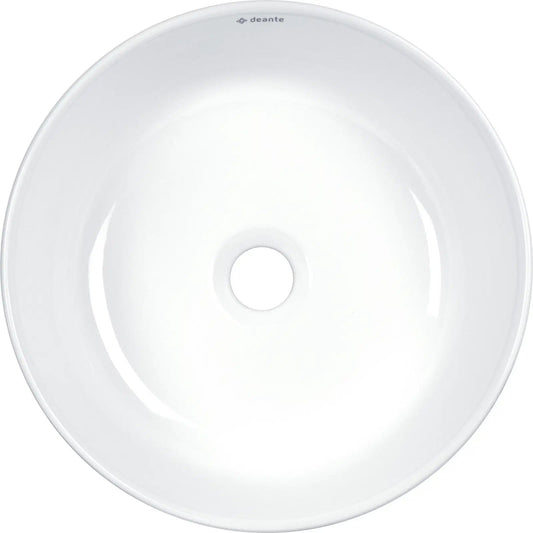 DEANTE Silia Hexa Keramik - Aufsatzwaschbecken Asymmetrisch // Weiß // CDX - 6U3S erhältlich bei Twoda Shop