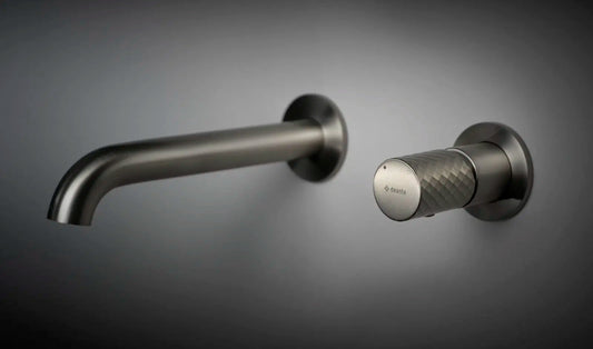 DEANTE Silia Hexa Waschtischarmatur für Unterputzmontage // gebürsteter Stahl // BHS - F54L erhältlich bei Twoda Shop