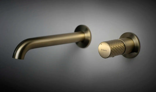 DEANTE Silia Hexa Waschtischarmatur für Unterputzmontage // gebürstetes Gold // BHS - R54L erhältlich bei Twoda Shop