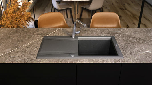 DEANTE Silia Küchenarmatur mit ausziehbarem Auslauf // Chrom // BQS - 073M erhältlich bei Twoda Shop