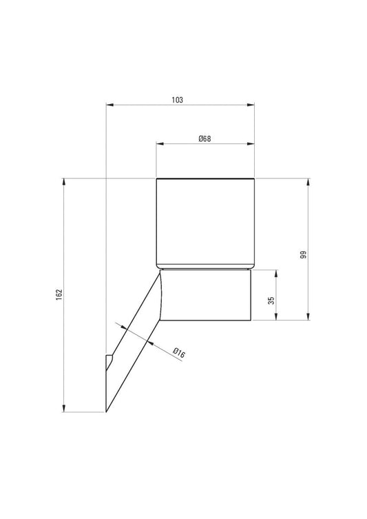 DEANTE Silia Wandbecher // Nero // ADI - N911 erhältlich bei Twoda Shop