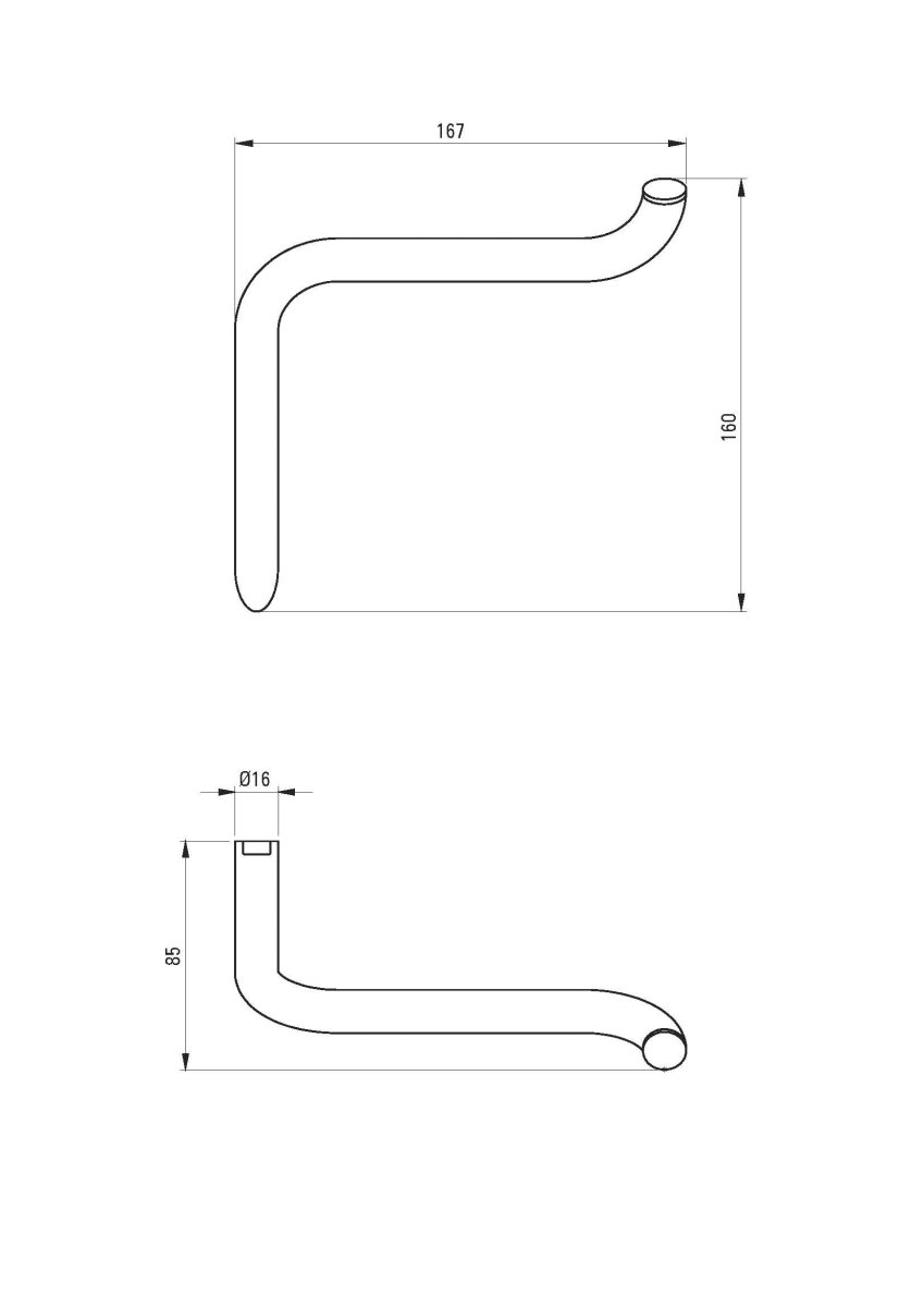 DEANTE Silia Wandhalter für Toilettenpapier // Titanium // ADI - D211 erhältlich bei Twoda Shop