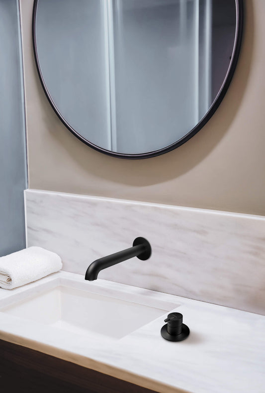 DEANTE Silia Wannen - und Waschtischauslauf // Nero // NQS - N80K erhältlich bei Twoda Shop