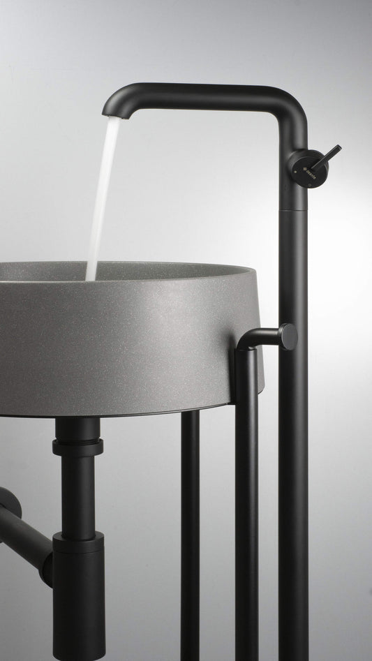 DEANTE Silia Waschtischarmatur Freistehend // Nero // BQS - N2KK erhältlich bei Twoda Shop