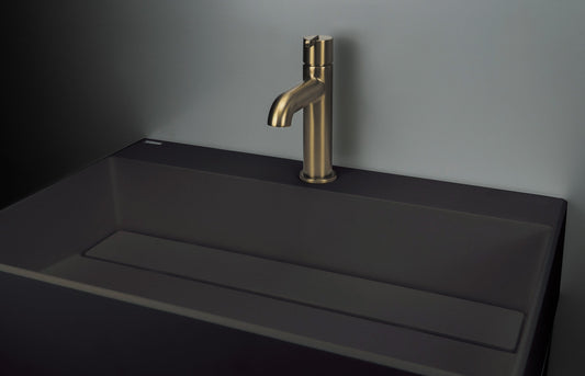 DEANTE Silia Waschtischarmatur // gebürstetes Gold // BQS - R20M erhältlich bei Twoda Shop