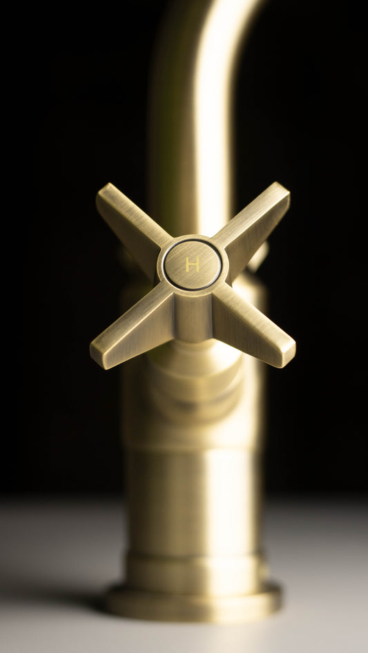 DEANTE Temisto Waschtischarmatur // Brass // BQT - M20D erhältlich bei Twoda Shop