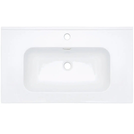 DEANTE Tubo Keramikwaschbecken - 80 cm // Weiß // CTU - 6U8W erhältlich bei Twoda Shop