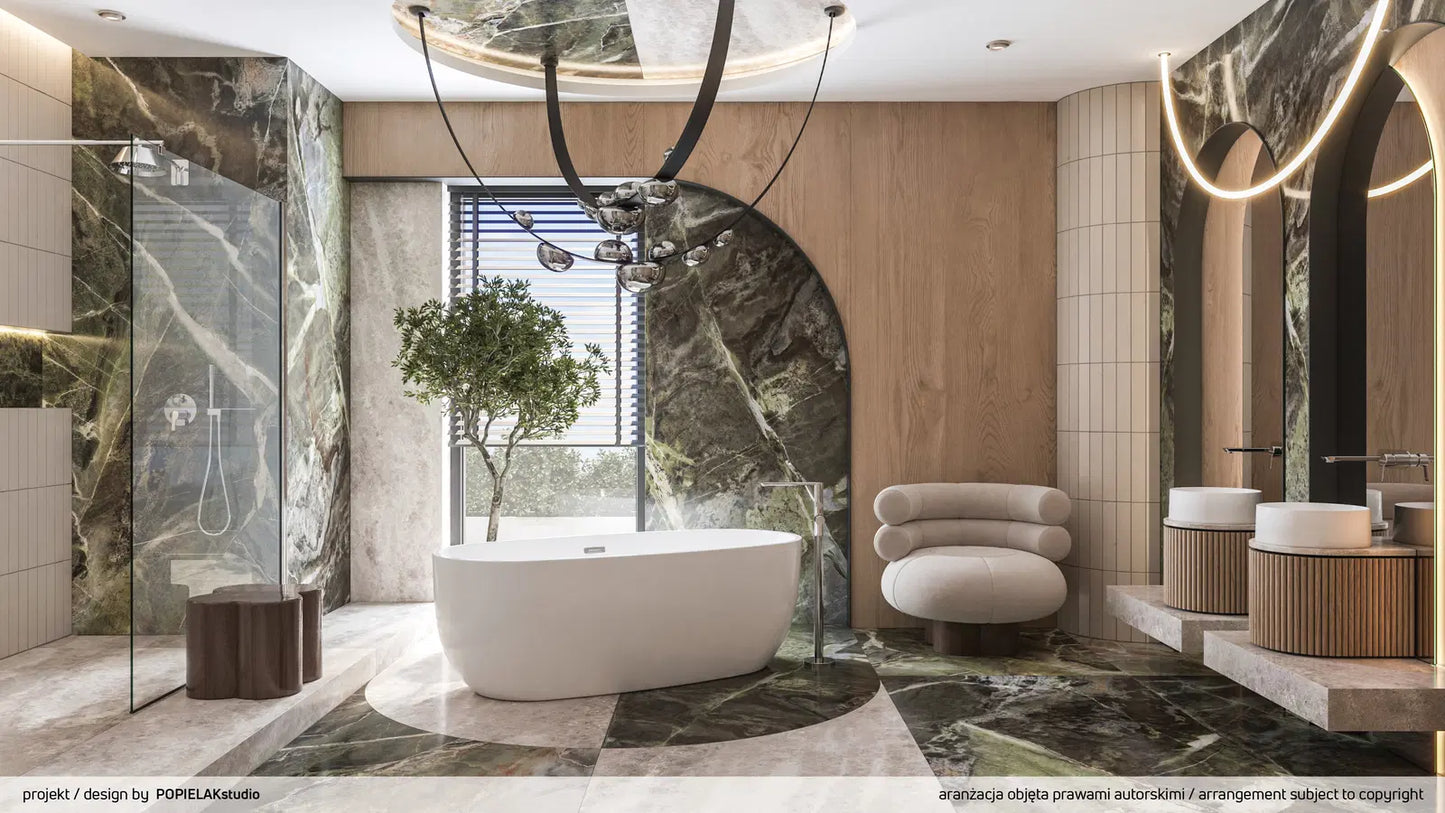 DEANTE Arnika Waschtischarmatur für Unterputzmontage // Chrom // BQA-054L