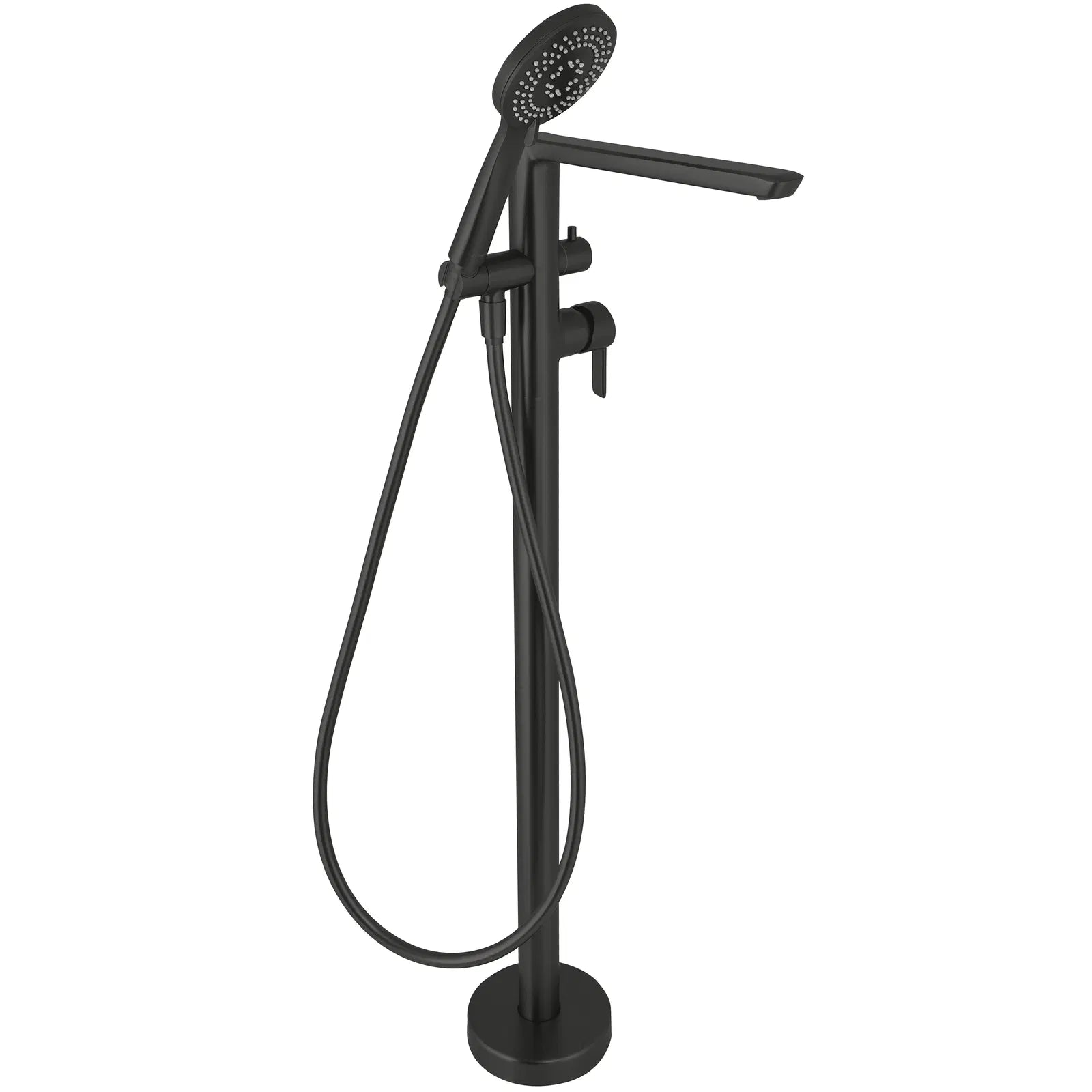 DEANTE Arnika Wannenarmatur Freistehend mit Brausegarnitur // Nero // BQA-N17M