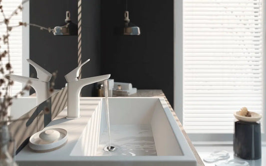 Lavabo cerámico DEANTE Temisto para encimera o pared - 60 x 50 cm // Blanco // CDT-6U6S