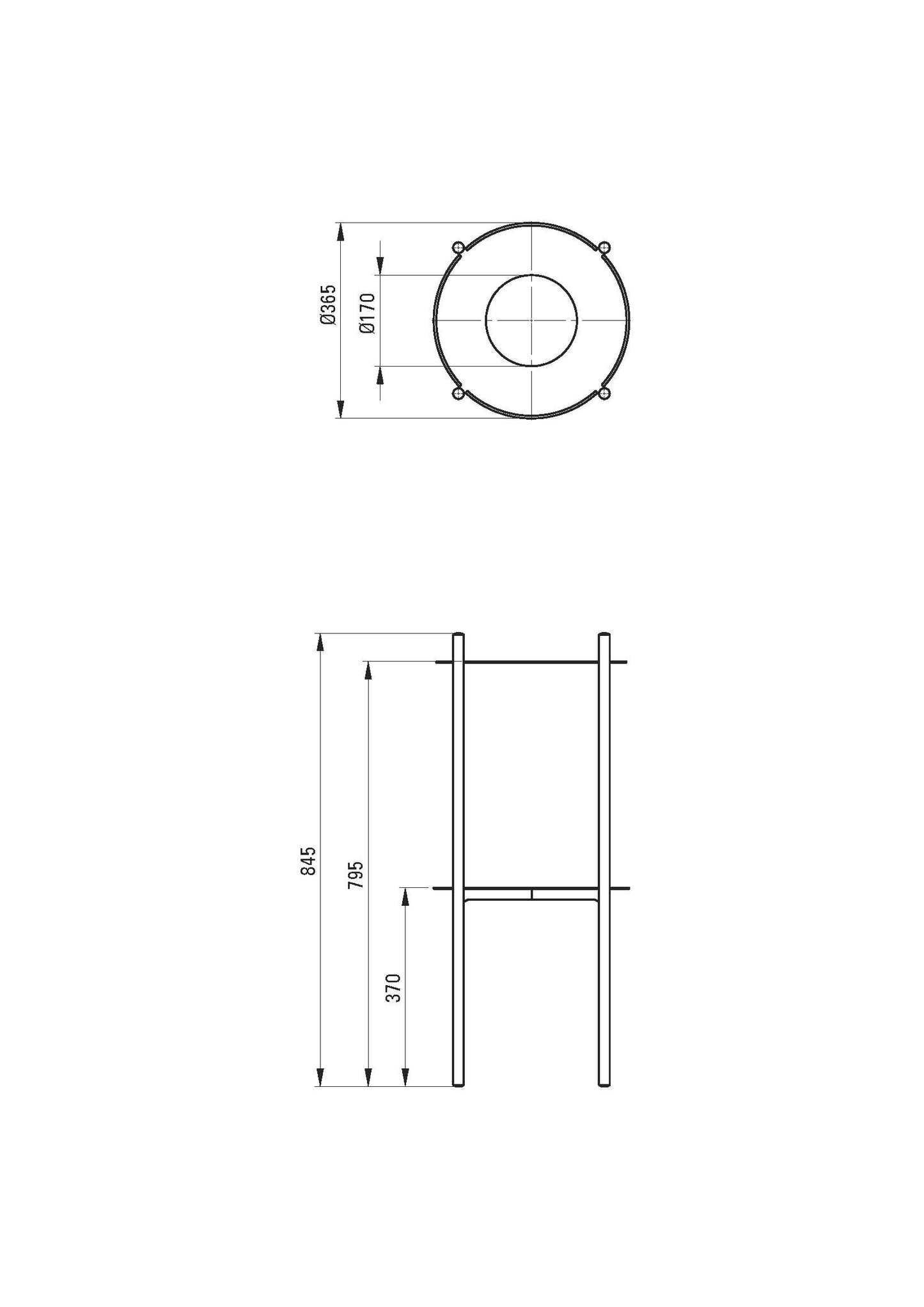 DEANTE Silia Freistehende Badezimmerkonsole // Nero // CKS - N36A erhältlich bei Twoda Shop