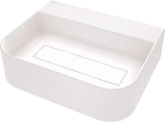 DEANTE Arnika Granit Aufsatzwaschbecken mit Armaturenbank // Alabaster // CQA-AU5S