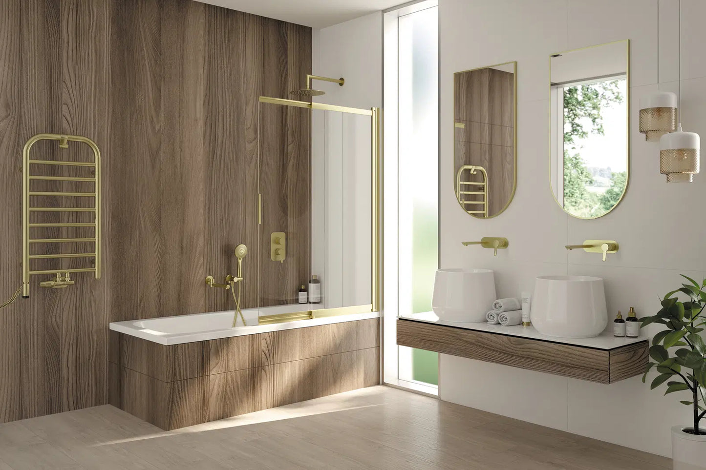 DEANTE Arnika wash basin mixer concealed // brushed gold // BQA-R54L