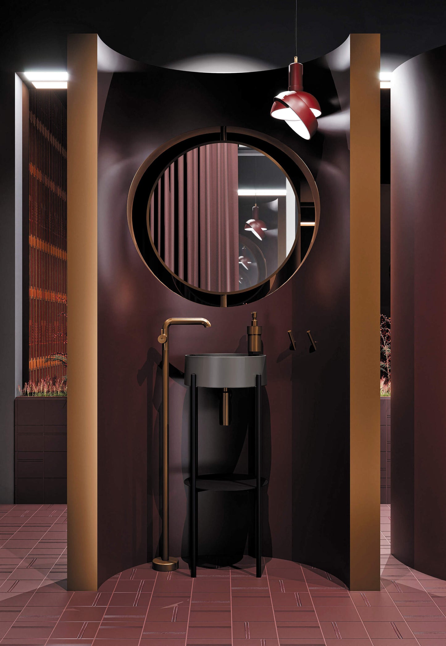 DEANTE Silia Freistehende Badezimmerkonsole // Nero // CKS - N36A erhältlich bei Twoda Shop