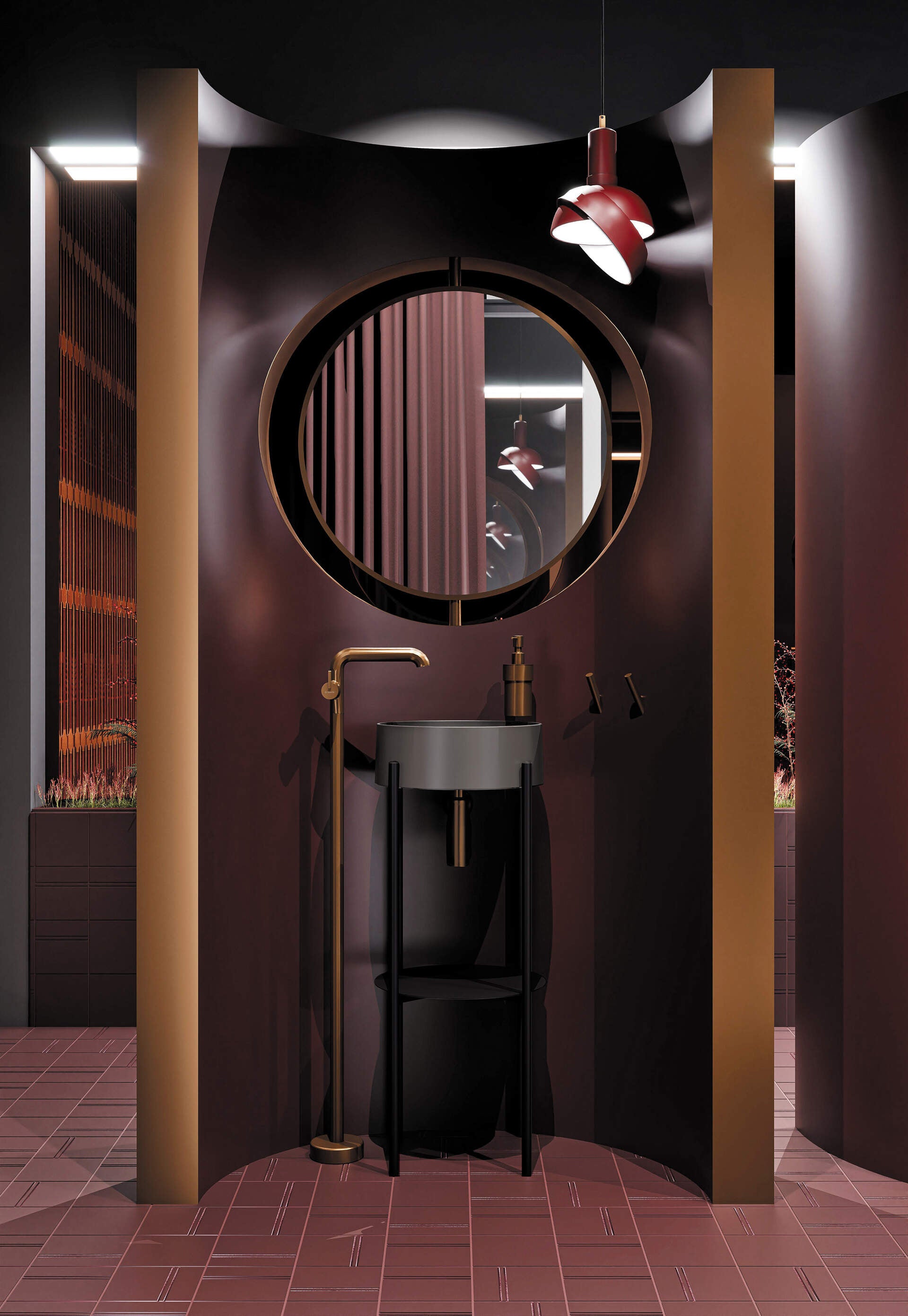 DEANTE Silia Freistehende Badezimmerkonsole // Nero // CKS - N36A erhältlich bei Twoda Shop