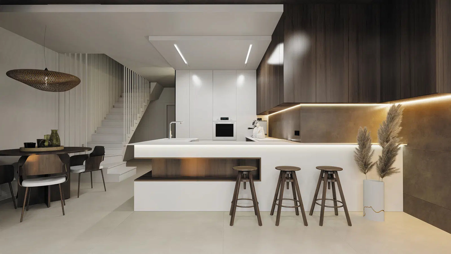 Grifo de cocina DEANTE Eridan con conexión para filtro de agua y rociador extensible // Cromo // BRE-075M