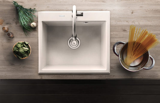 DEANTE Andante Granitspülbecken // Alabaster // ZQN - A103 erhältlich bei Twoda Shop