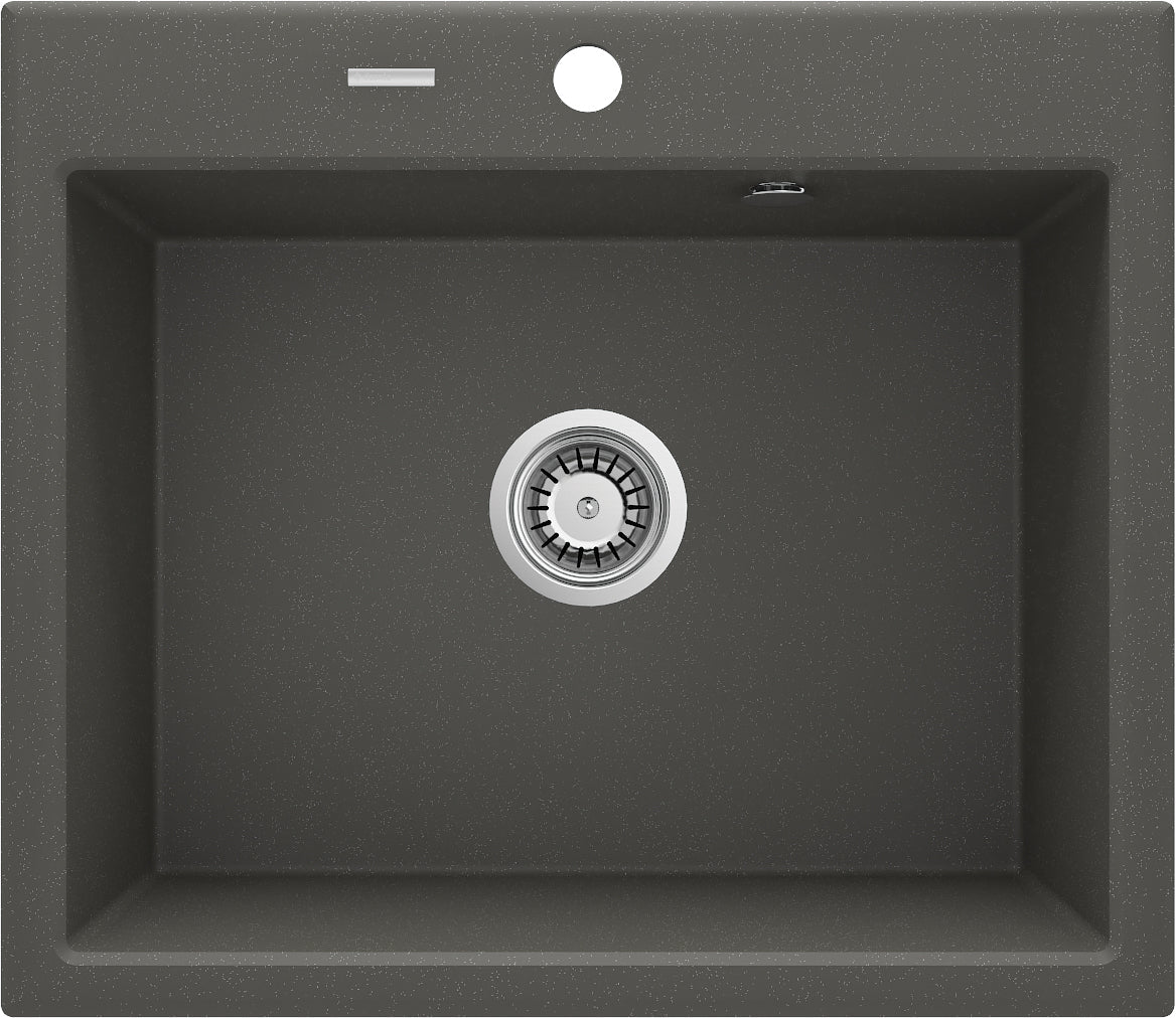 DEANTE Andante Granitspülbecken // Anthrazit Metallic // ZQN - T103 erhältlich bei Twoda Shop