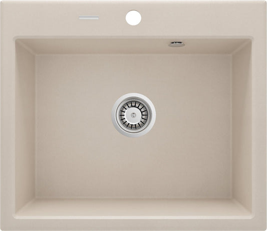 DEANTE Andante Granitspülbecken // Beige // ZQN - 5103 erhältlich bei Twoda Shop