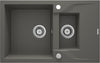 DEANTE Andante Granitspülbecken mit Abtropffläche - 1.5-Becken // Anthrazit Metallic // ZQN-T513