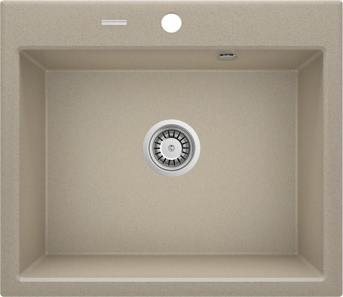 DEANTE Andante Granitspülbecken // Sand // ZQN - 7103 erhältlich bei Twoda Shop