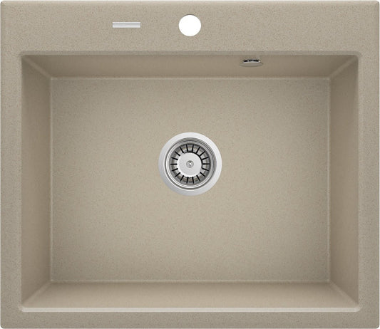 DEANTE Andante Granitspülbecken // Sand // ZQN - 7103 erhältlich bei Twoda Shop