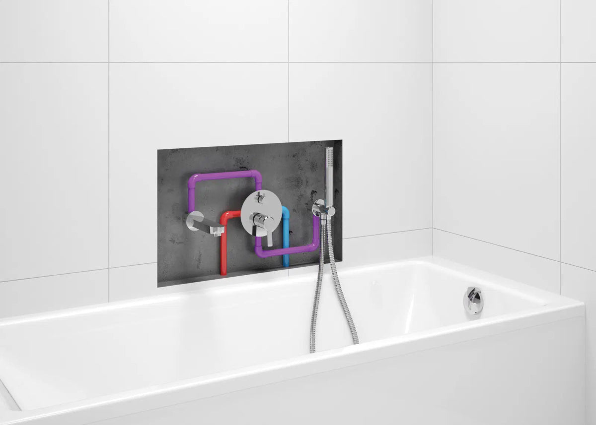 DEANTE Arnika Duscharmatur mit Strahlschalter // Chrom // BQA - 044P erhältlich bei Twoda Shop