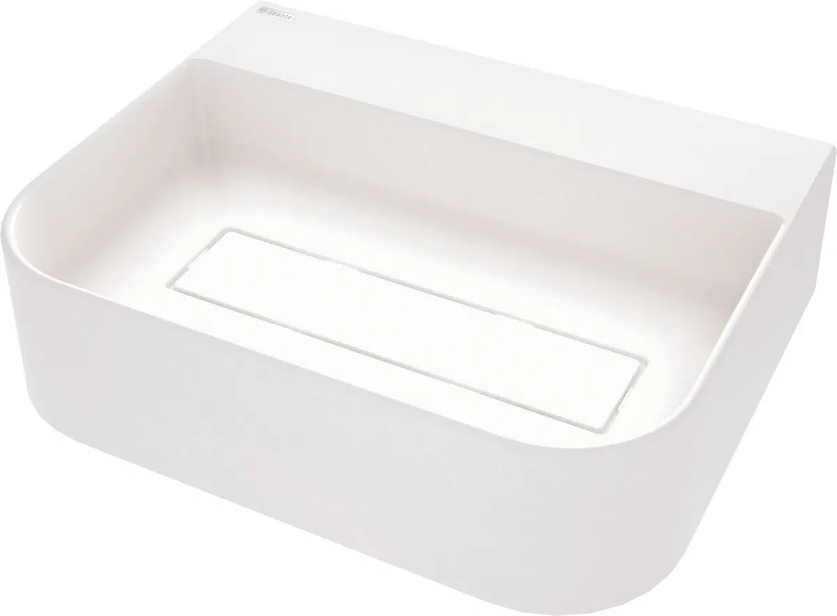 DEANTE Arnika Granit Aufsatzwaschbecken mit Armaturenbank // Alabaster // CQA - AU5S erhältlich bei Twoda Shop