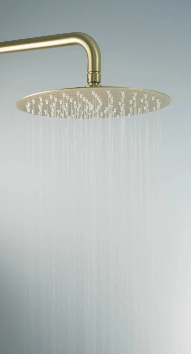 DEANTE Arnika Regendusche mit Duscharmatur // gebürstetes Gold // NAC - R1QK erhältlich bei Twoda Shop